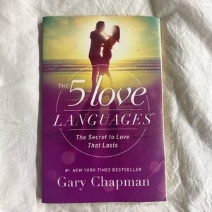 The 5 Love Languages Book by Gary Chapman - Purple Cover